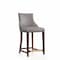 Manhattan Comfort Shubert Counter Stool in Dark Taupe - Set of 3 3-CS016-DT - alternate 4